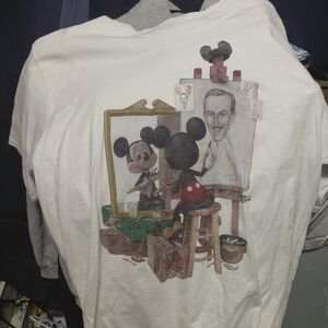 Disney White Short Sleeve Tee